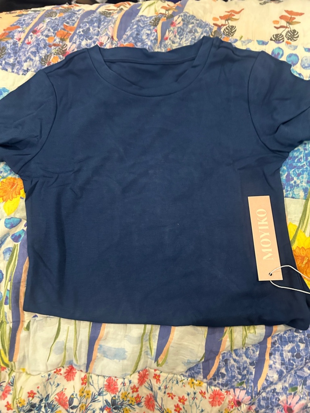 Women's  Navy Short Sleeve bodysuit